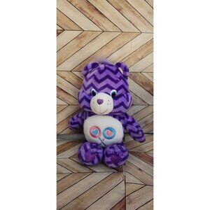 Just Play Share Bear Care Bear Purple Chevron Lollipops 2016 8" Plush Stuffed